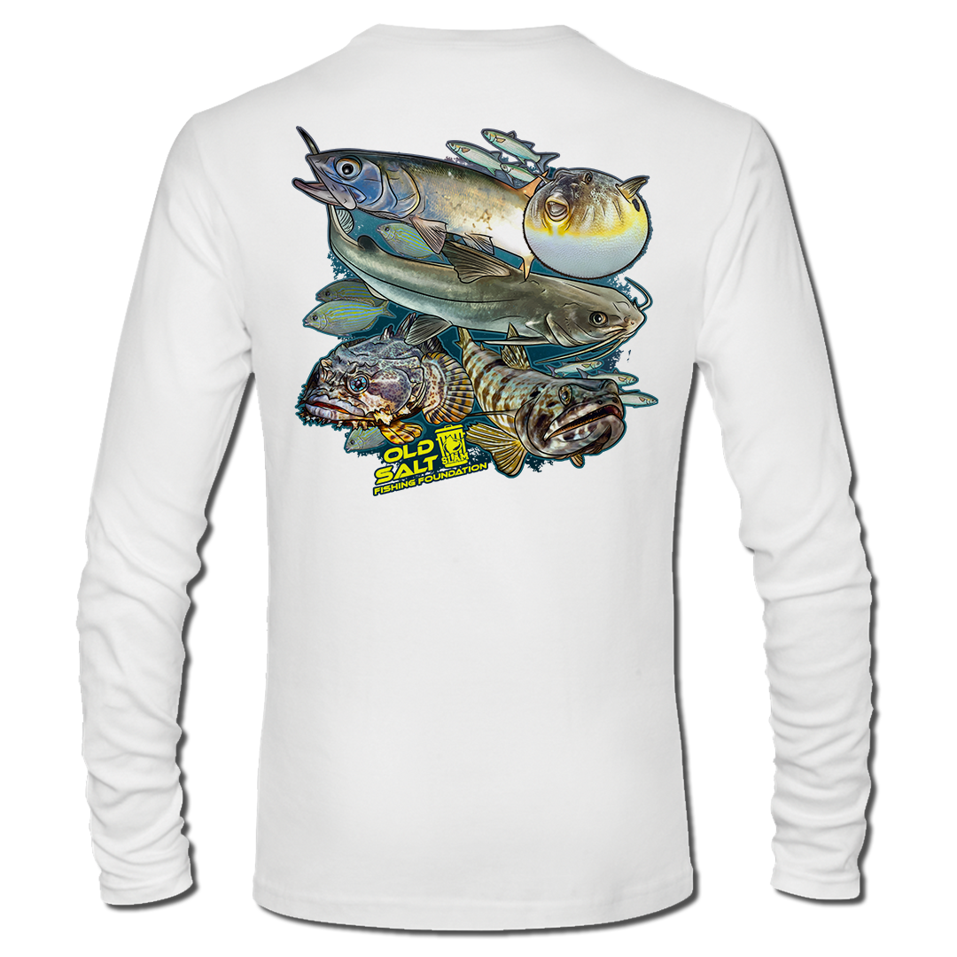 Trash Can Slam&#39; - Long Sleeve Performance Fishing Shirt