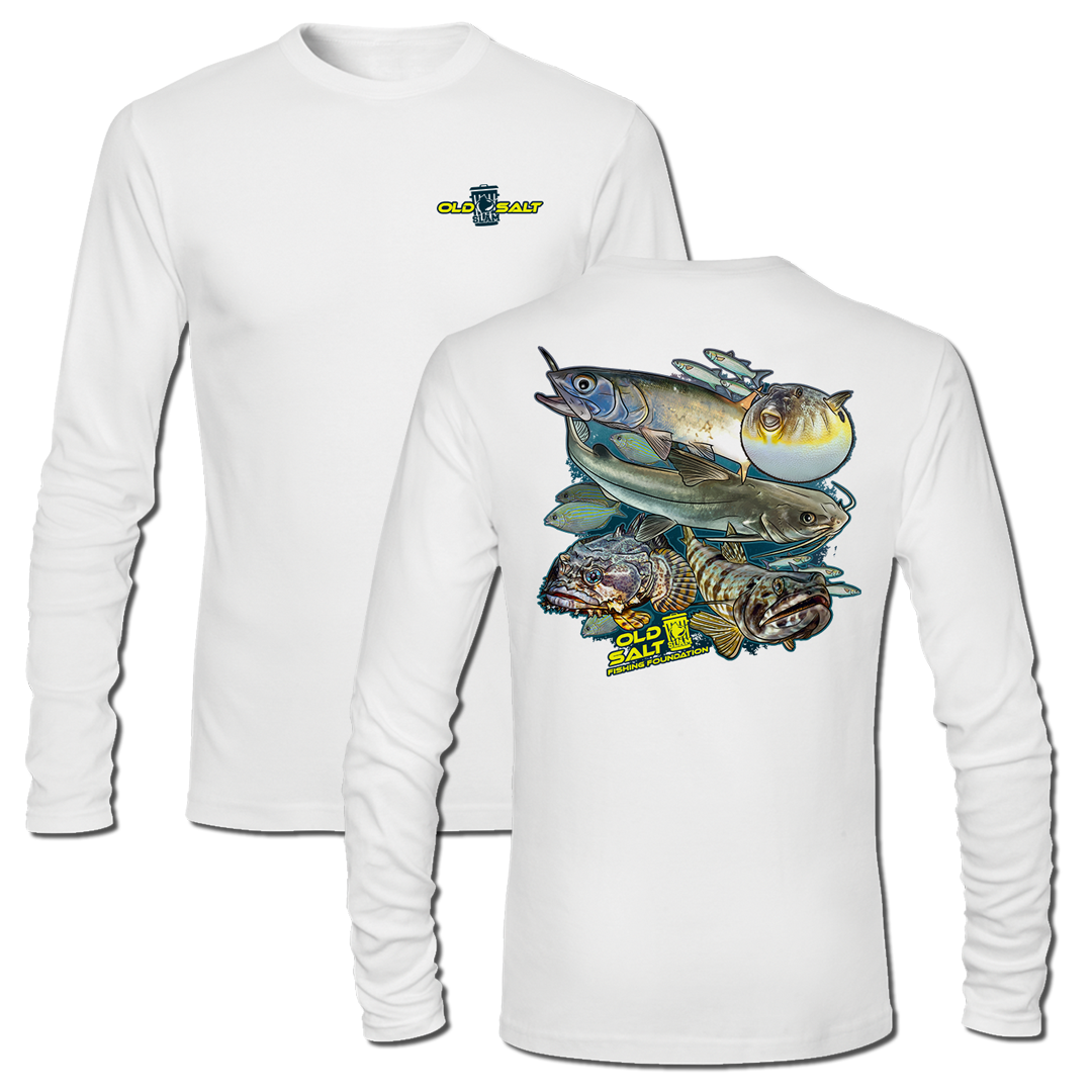 Trash Can Slam&#39; - Long Sleeve Performance Fishing Shirt