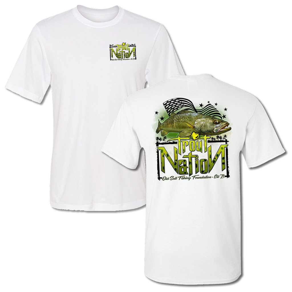 YOUTH Trout Nation Short Sleeve Performance Shirt